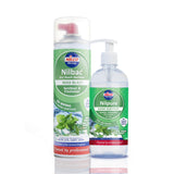 Nilco Nilbac® Max Blast Dry Touch Sanitiser & Nilpure Scented Hand Sanitiser - 500ml Tea Tree & Mint