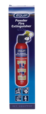 Equip Dry Chemical Powder Fire Extinguisher - 450g