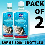 Nilco Hand Sanitiser Antibacterial Hand Sanitising Gel 500ml X 2