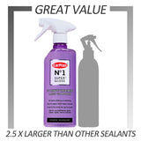 No1 Car Polish Wax - 10 min to Apply Lasts 12 months Super Gloss  Patented Hydrophobic Sealant - 600ml