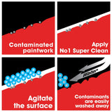 CarPlan No.1 Super Clean Car Shampoo,Iron Oxide Remover, Gloss Paintwork Sealant