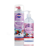 Nilco Nilbac® Max Blast Dry Touch Sanitiser & Nilpure Scented Hand Sanitiser - 500ml Berry Blast