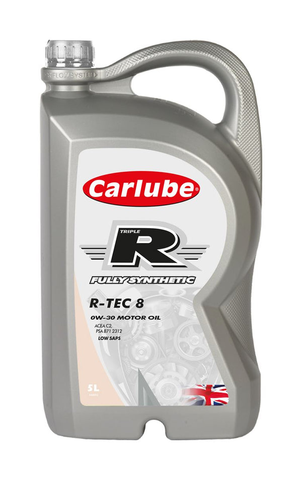 Carlube Triple R R-TEC 8 0W-30 Fully Synthetic Oil - 5L
