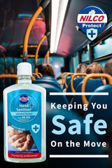 Nilco Hand Sanitiser Antibacterial Hand Sanitising Gel 500ml X 2