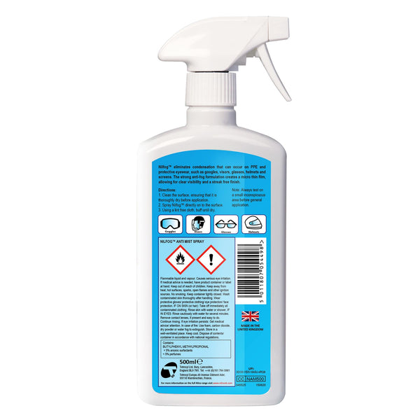 Nilco Nilfog PPE Anti Mist Spray 500ml
