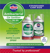 Nilco Antibacterial Car Cleaner & Sanitiser - 150ml | Case of 3 | £8.77 Each
