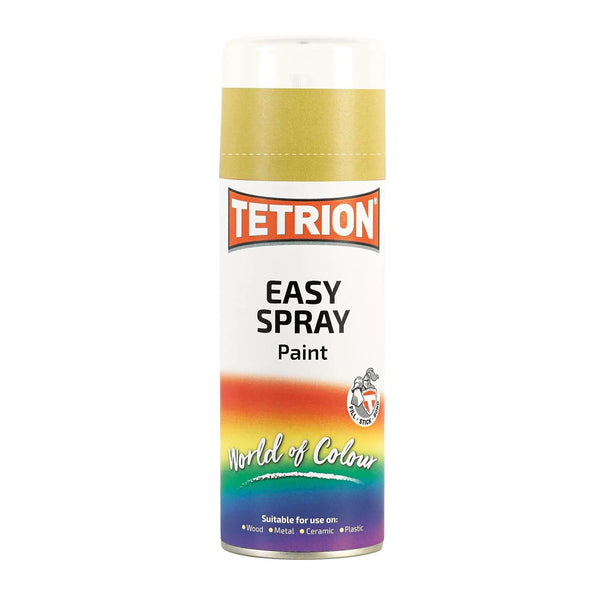 Tetrion Easy Spray Bright Gold Paint - 400ml