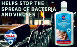 Nilco Hand Sanitiser Antibacterial Hand Sanitising Gel 500ml X 2