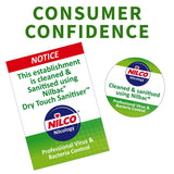 Nilco Nilbac® Dry Touch Max Blast Sanitiser - 750ml | Case of 2 | £7.52 Each