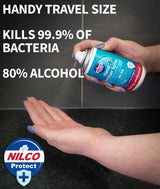 Nilco Hand Sanitiser Antibacterial Sanitising Aerosol Spray - 150ml | Case of 6 | £2.26 Each