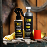 T Cut Black Car Bumper & Trim Treatment Kit Plastic Rubber Vinyl Colour Restorer