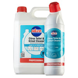 Nilco W1 Citrus Toilet & Urinal Cleaner 1 Litre Bottle + 5 Litre Refill Set