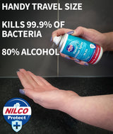 Nilco Hand Sanitiser Antibacterial Sanitising Aerosol Spray - 150ml | Case of 3 | £2.51 Each