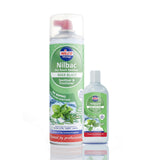 Nilco Nilbac® Max Blast Dry Touch Sanitiser 500ml & Nilpure Scented Hand Sanitiser - 100ml Tea Tree & Mint