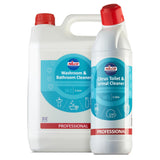 Nilco W2 Washroom & Bathroom Cleaner 1 Litre Spray + 5 Litre Refill Set