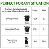 Nilco Antibacterial Floor Concentrated Cleaner & Sanitiser - 1L