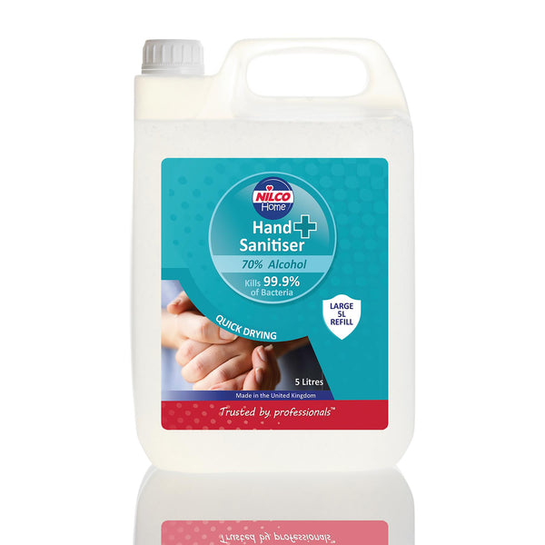 Nilco Hand Sanitiser Antibacterial Hand Sanitising Gel Refill - 5L