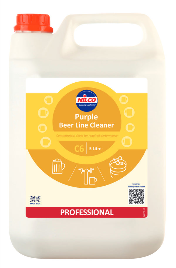 Nilco C6 Purple Beer Line Cleaner - 5L