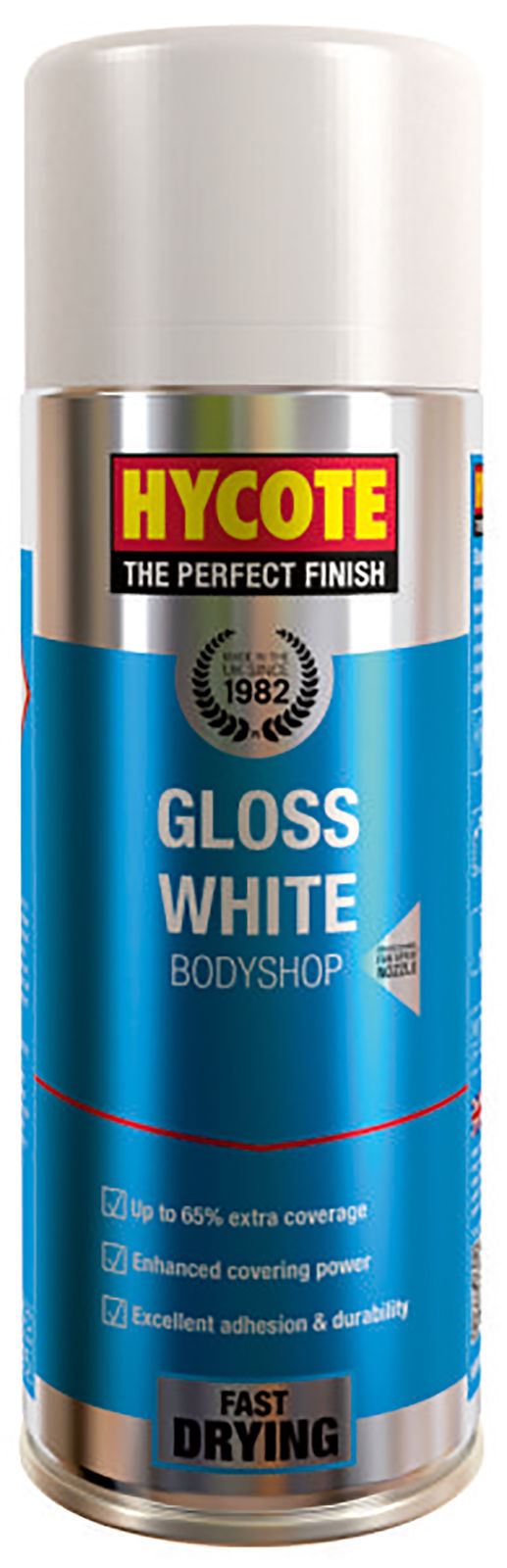 Hycote Bodyshop Gloss White Paint - 400ml