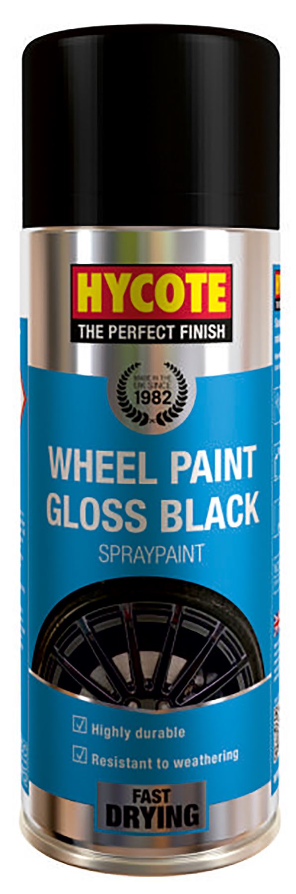 Hycote Gloss Black Wheel Paint - 400ml