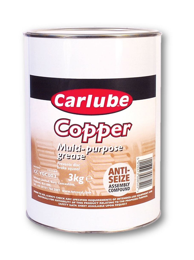 Carlube Multi Purpose Copper Grease - 3Kg