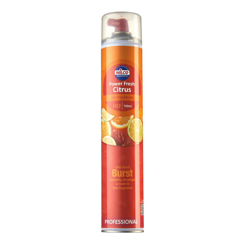 Nilco H12 Power Fresh Citrus Aerosol Air Freshener - 750ml