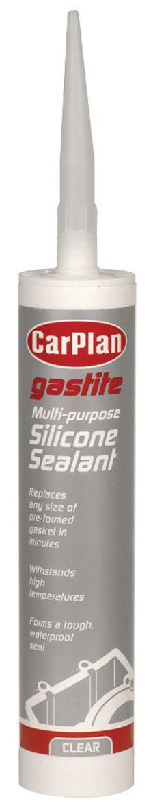 CarPlan Gastite Multi-Purpose Clear Silicone Sealant - 310ml