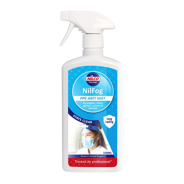 Nilco Nilfog™ PPE Anti Mist Spray - 500ml | Case of 3 | £4.89 Each