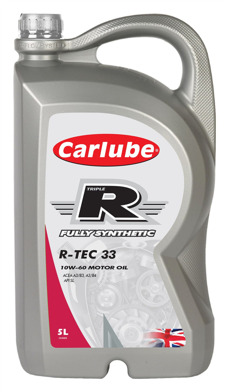 Carlube Triple R R-TEC 33 10W-60 Fully Synthetic Oil - 5L