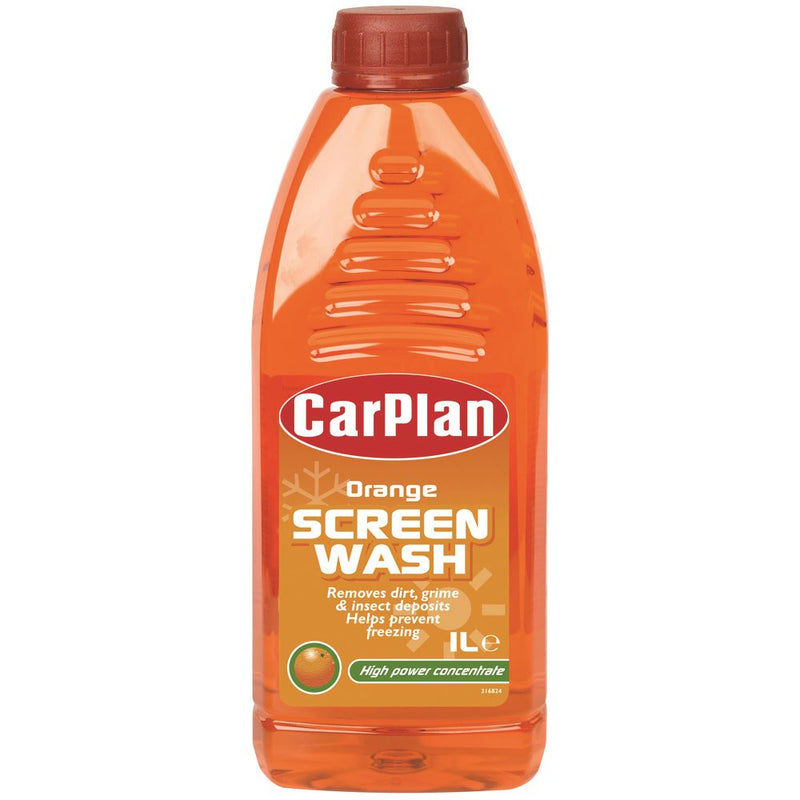 CarPlan Orange Fragranced Concentrated Screenwash - 1L