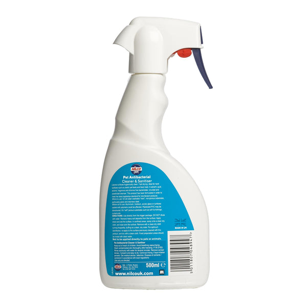 Nilco Pet Antibacterial Cleaner & Sanitiser Trigger - 500ml