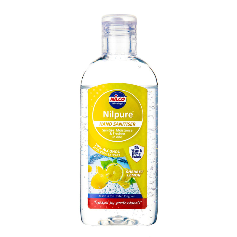 Nilco Nilbac® Max Blast Dry Touch Sanitiser 500ml & Nilpure Scented Hand Sanitiser - 100ml Sherbet Lemon