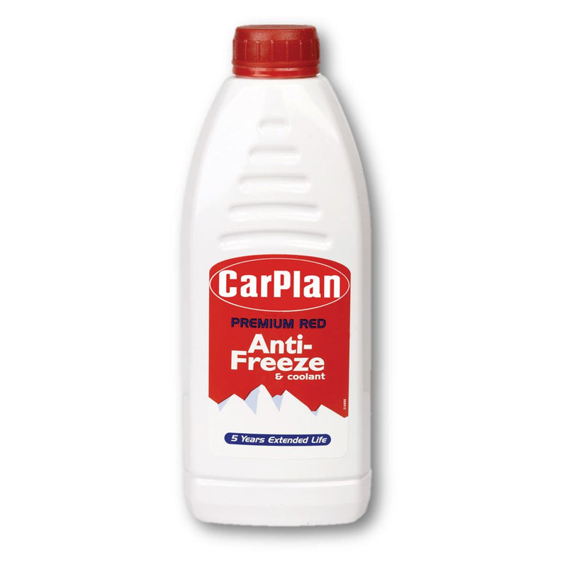 CarPlan Premium Red Antifreeze & Coolant - 1L