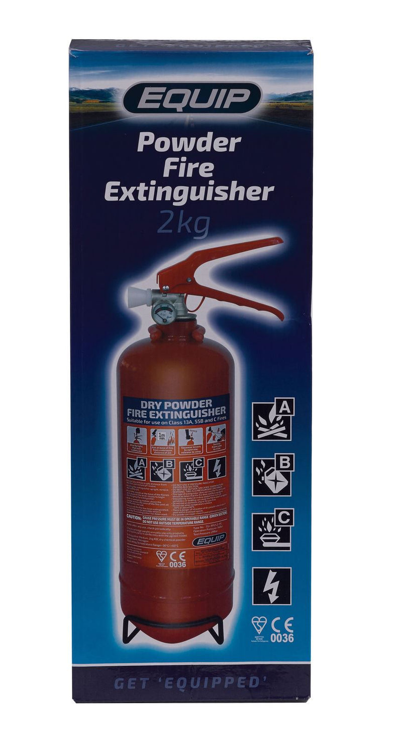 Equip Dry Chemical Powder Fire Extinguisher - 2kg