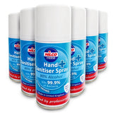 Nilco Hand Sanitiser Antibacterial Sanitising Aerosol Spray - 150ml | Case of 6 | £2.26 Each