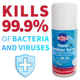 Nilco Hand Sanitiser Antibacterial Sanitising Aerosol Spray - 150ml