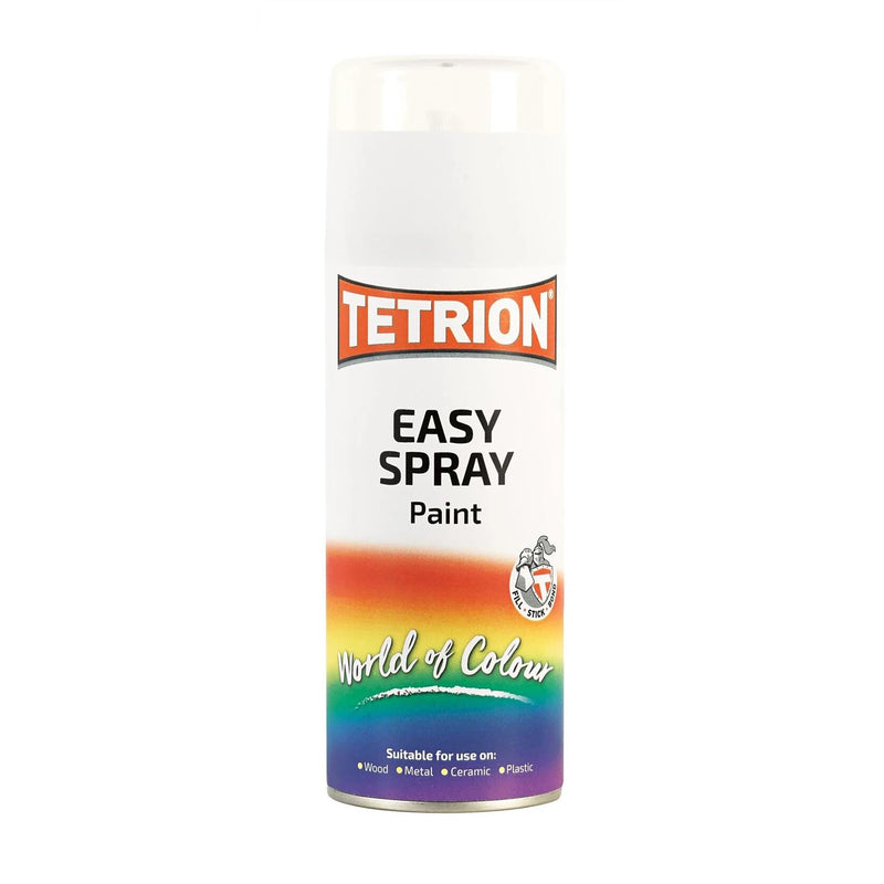 Tetrion Easy Spray Satin White Paint - 400ml