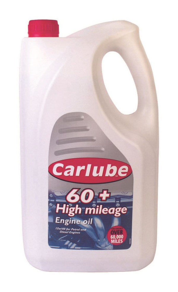 Carlube 60+ High Mileage Engine Oil - 4.55L