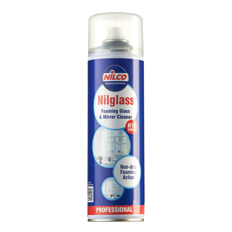 Nilco H16 Nilglass Foaming Glass Cleaner Spray - 500ml