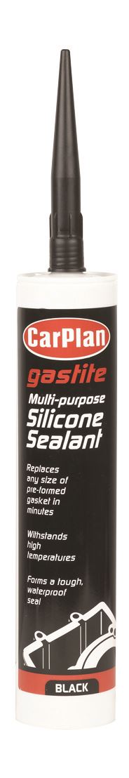 CarPlan Gastite Multi-Purpose Black Silicone Sealant - 310ml