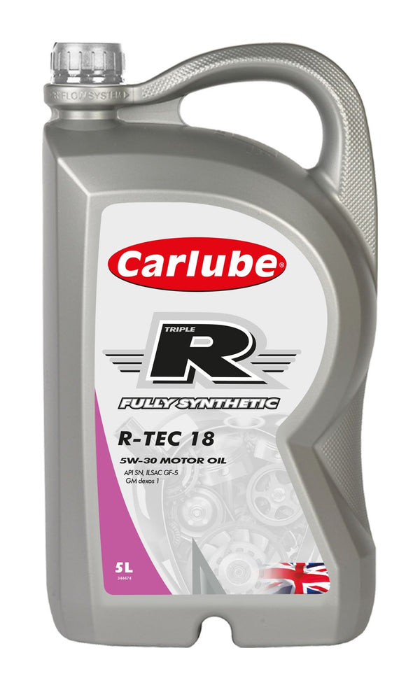 Carlube Triple R R-TEC 18 5W-30 Fully Synthetic Oil - 5L