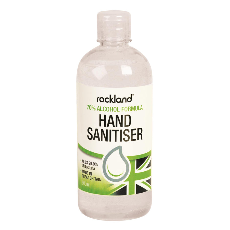 Rockland Hand Sanitiser 500ml 70% Alcohol | Case of 6 | £2.69 Each