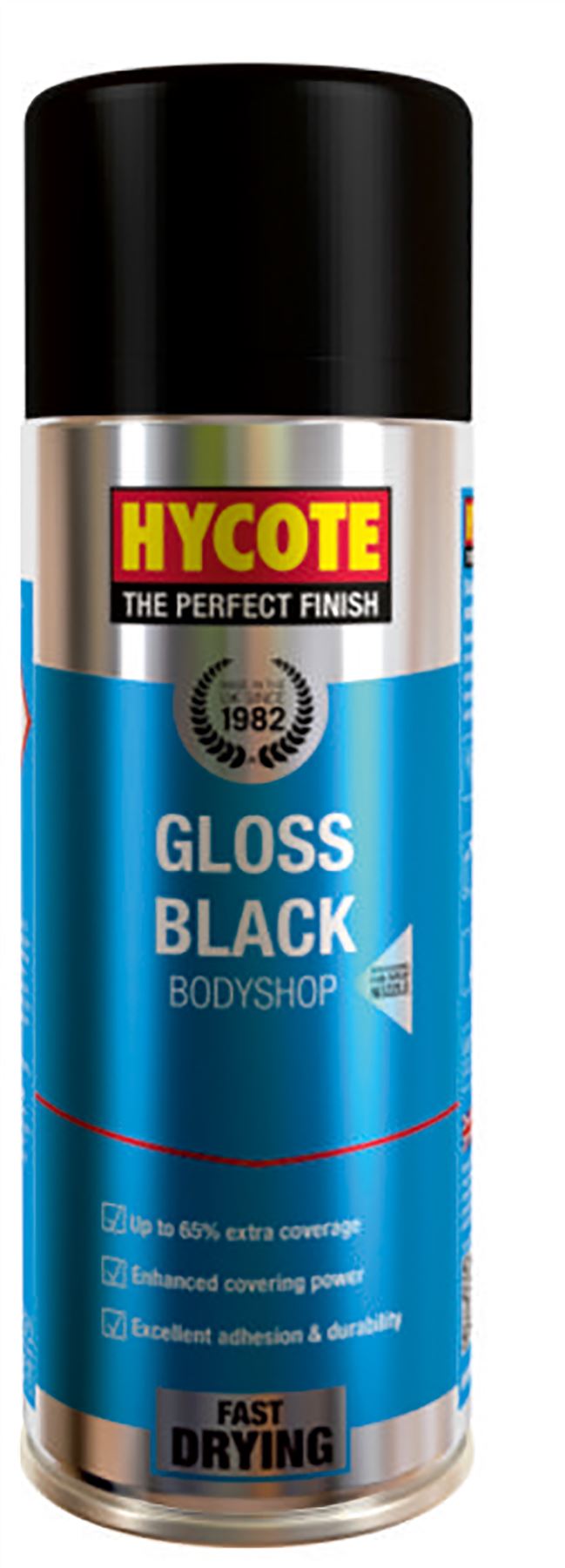 Hycote Bodyshop Gloss Black Paint - 400ml
